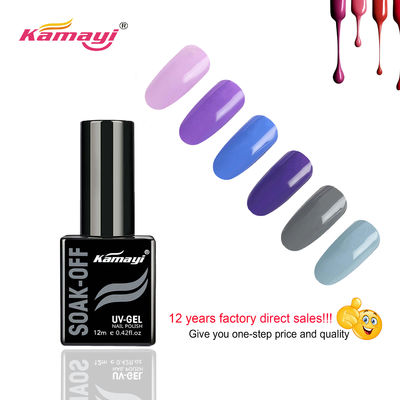 I migliori colori puri di Candy dell'etichetta privata 72 dei prezzi 12ML di Kama UV inzuppano fuori l'unghia Kit Uv Lamp del gel della bottiglia dello smalto del gel